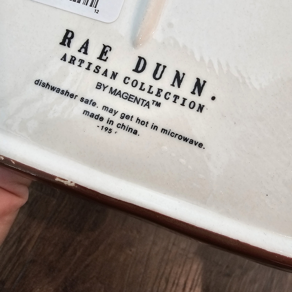 Rae Dunn Artisan Collection Ceramic Plates Set Of 3 - Picture 6 of 7
